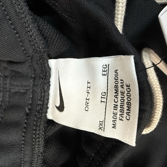 Nike Standard Issue Dri-Fit Mens XXL Black Jogger Pants Basketball FZ0224 NEW - Picture 7 of 9
